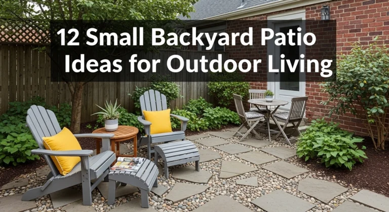 12 Small Backyard Patio Ideas for Outdoor Living