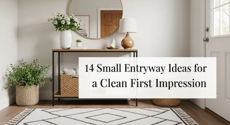 14 Small Entryway Ideas for a Clean First Impression