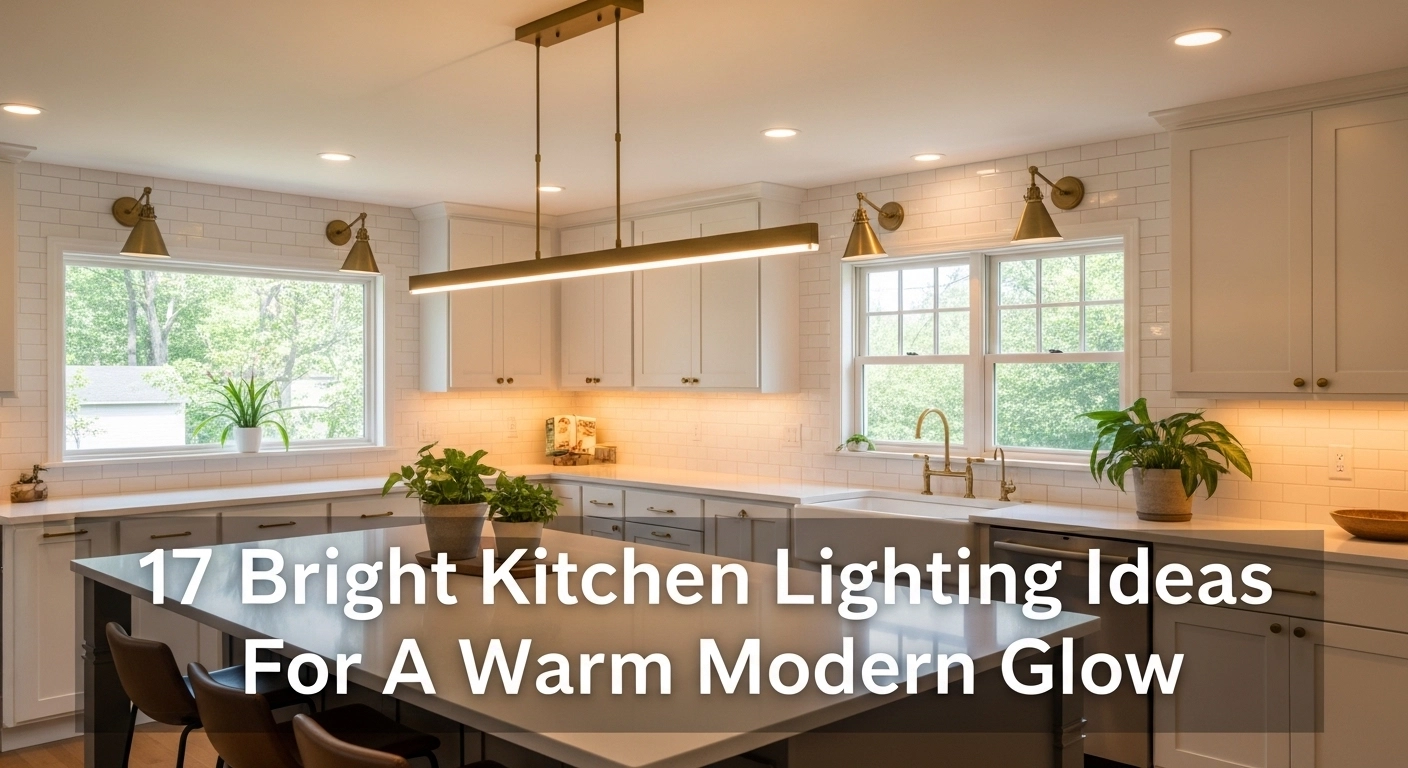 17 Bright Kitchen Lighting Ideas For A Warm Modern Glow