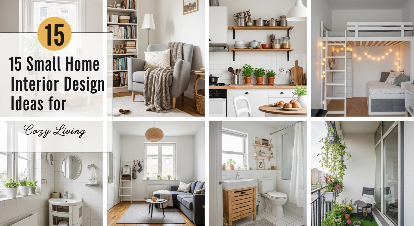 15 Small Home Interior Design Ideas for Cozy Living