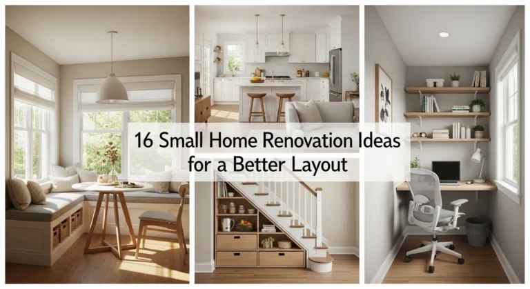 16 Small Home Renovation Ideas for a Better Layout