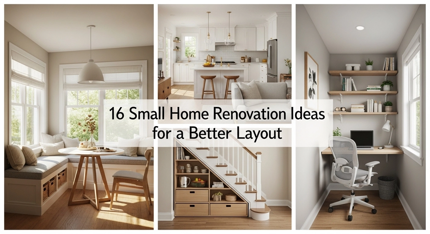 16 Small Home Renovation Ideas for a Better Layout