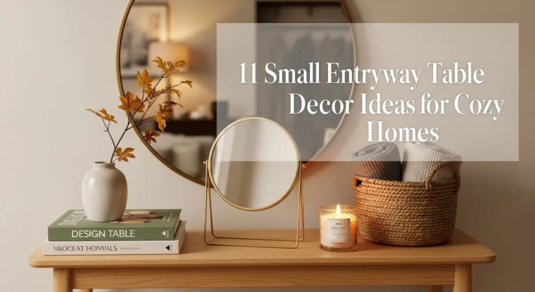 11 Small Entryway Table Decor Ideas for Cozy Homes