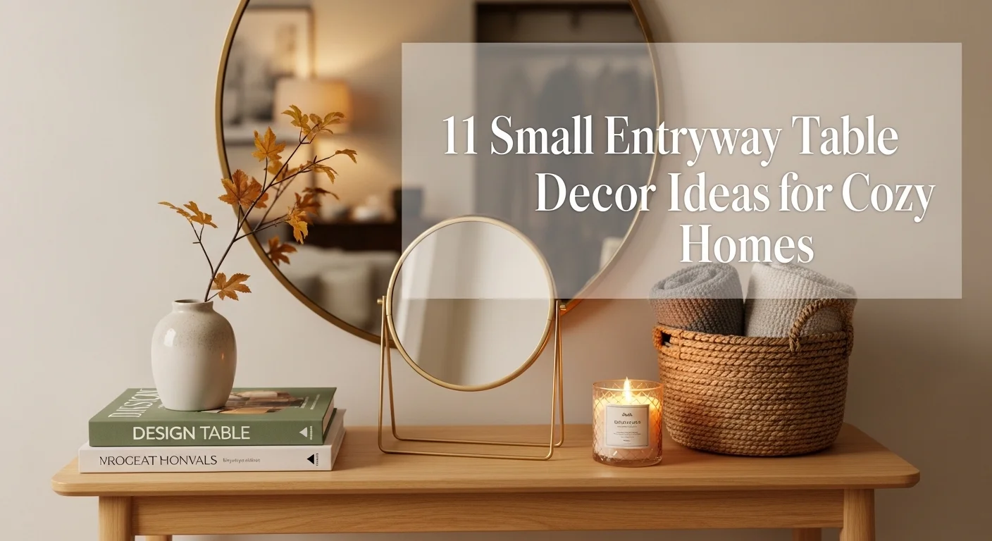 11 Small Entryway Table Decor Ideas for Cozy Homes
