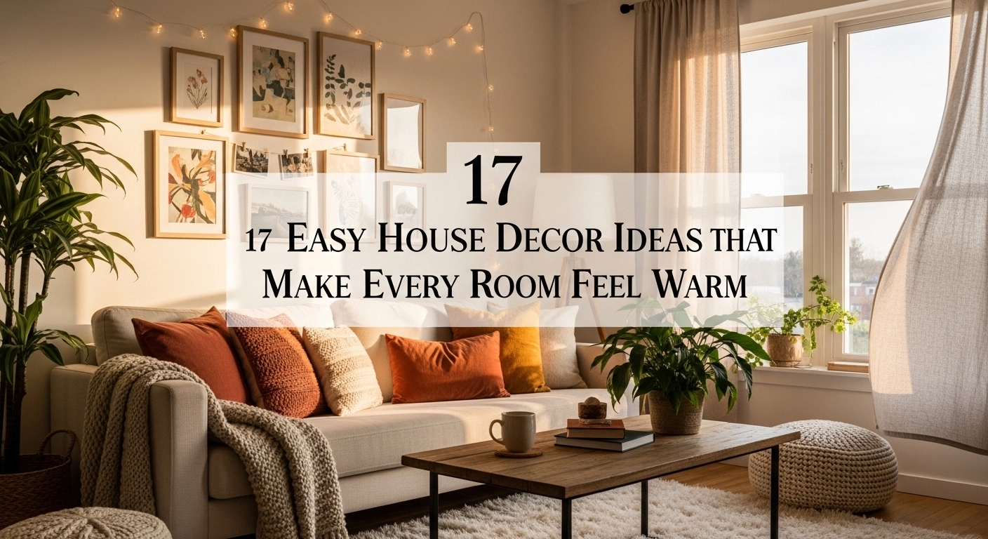 17 Easy House Decor Ideas That Make Every Room Feel Warm