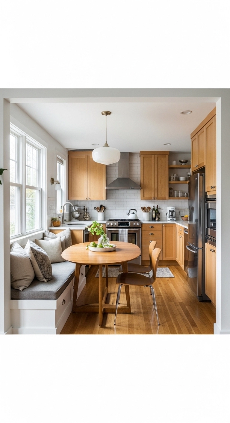 small home renovation ideas connecting kitchen and dining area