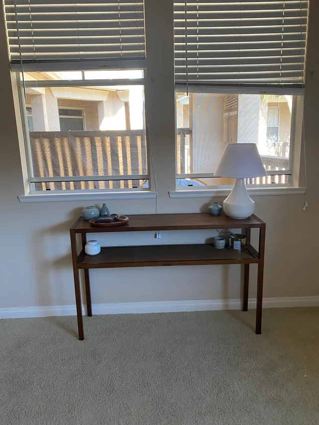 Leave some open space so the table can still breathe