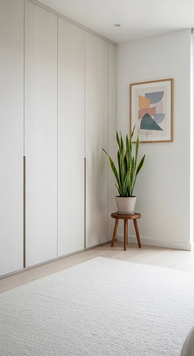 wardrobe decor ideas with minimal decor near wardrobe