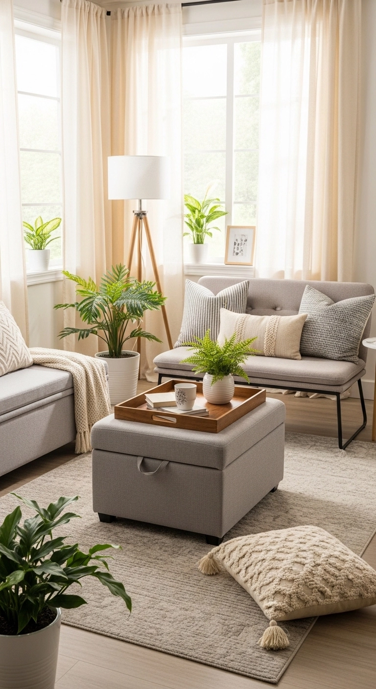 Small home interior design ideas with multifunctional furniture in a compact space