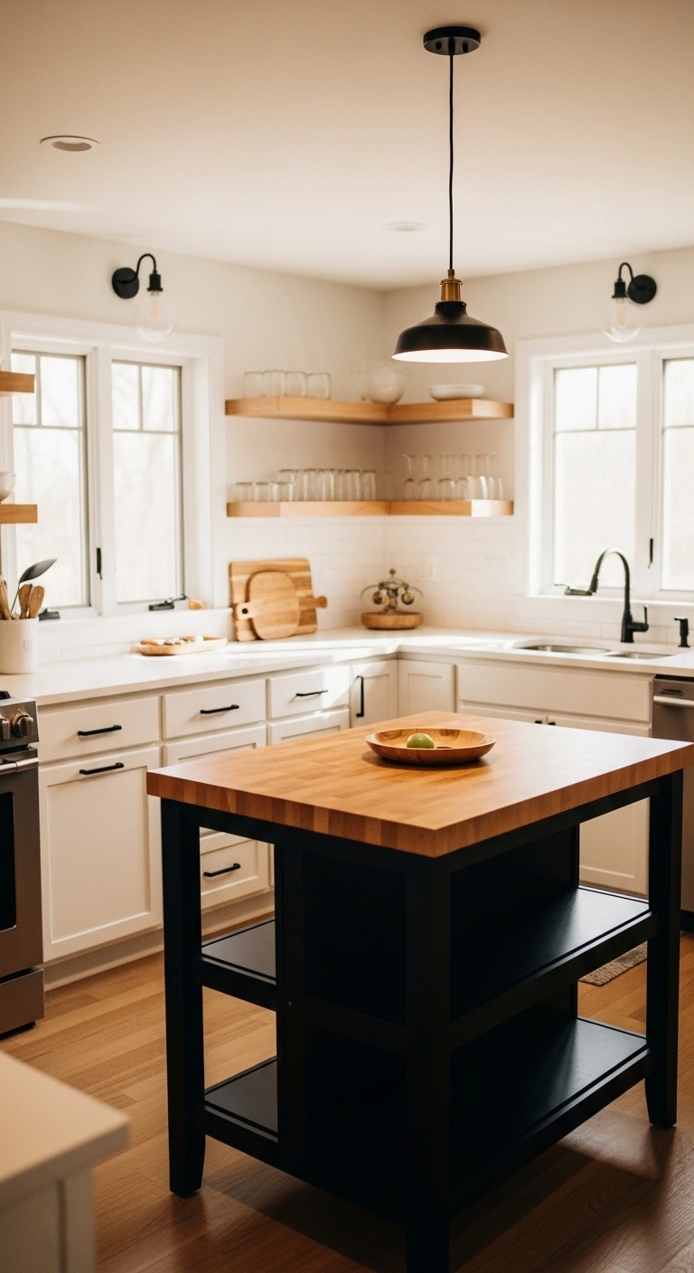 easy home decor updates with new kitchen cabinet hardware