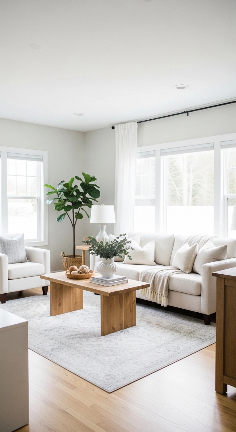 Small home interior design ideas with an open layout and clear walking path