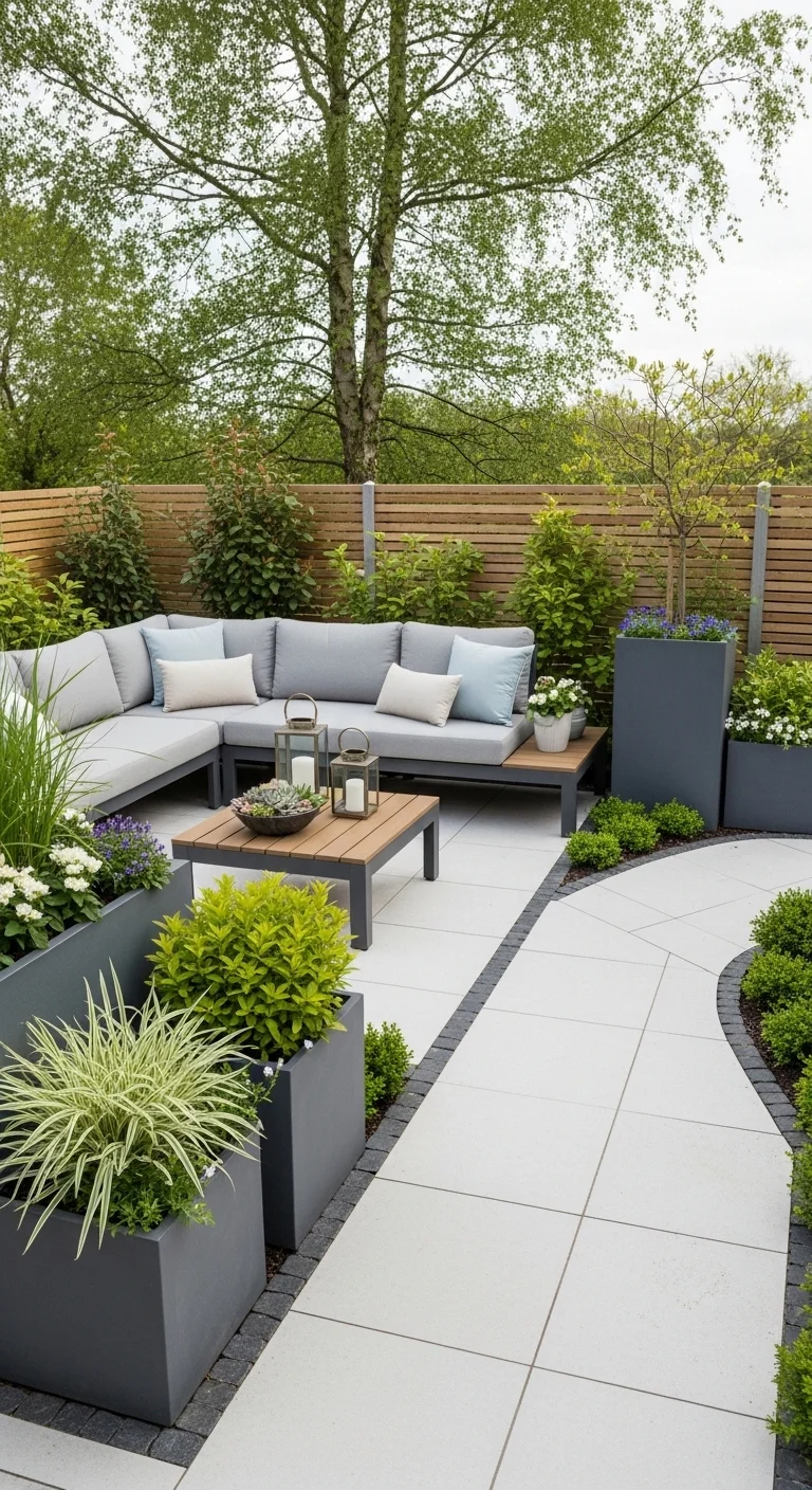 budget small backyard ideas with open space and uncluttered seating