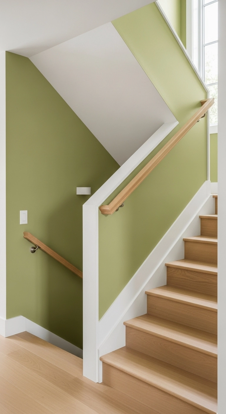 Painted Stair Wall Update