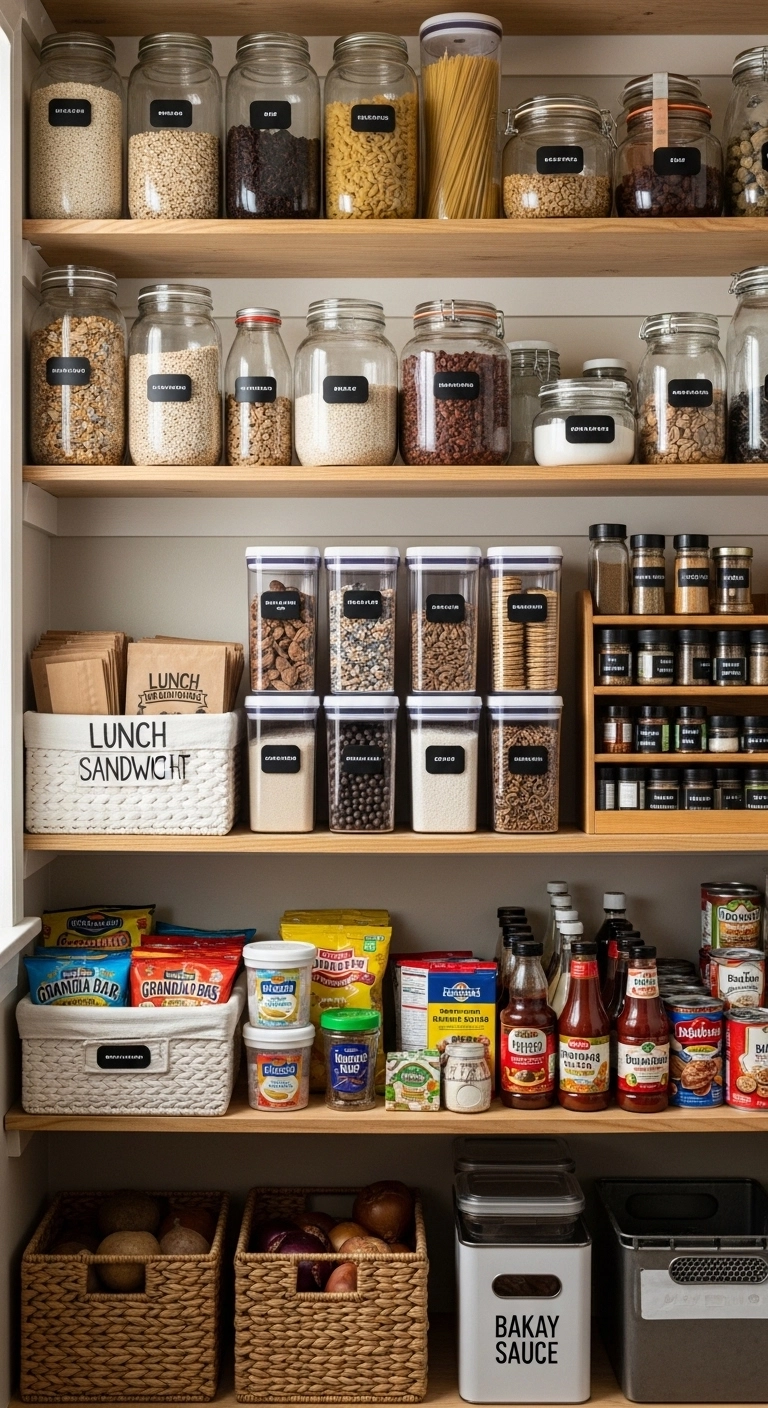 small pantry ideas designed around real grocery habits