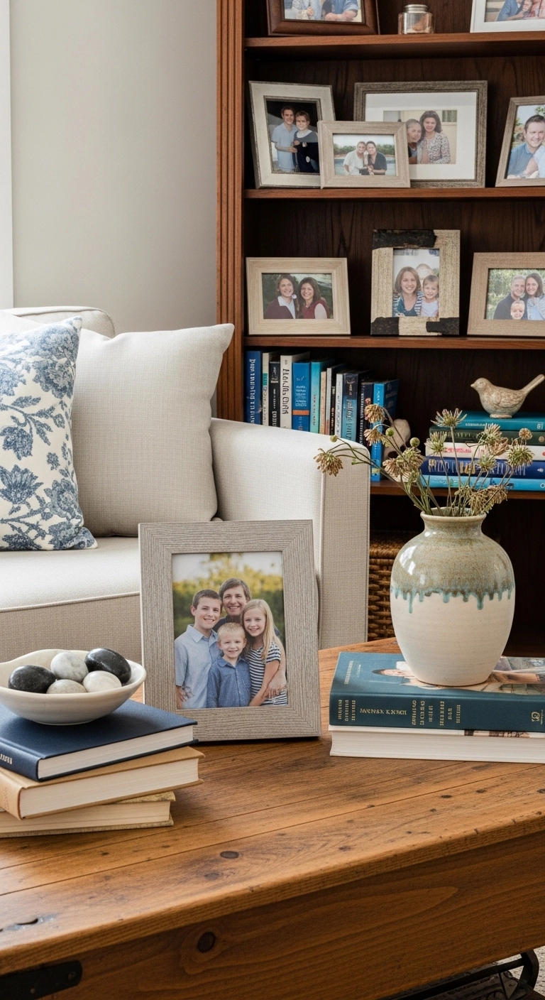 living room decor ideas with personal touches in a cozy home