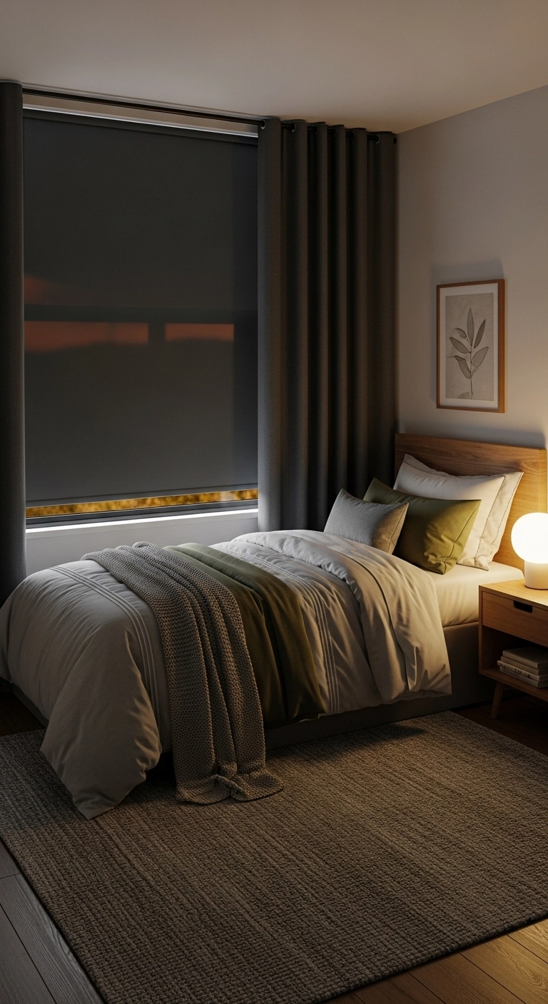 boys bedroom ideas with soft layered bedding and warm cozy textures