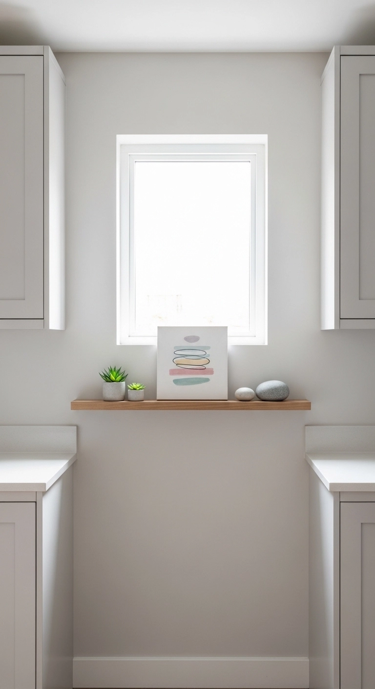 galley kitchen ideas with a styled end wall and natural daylight