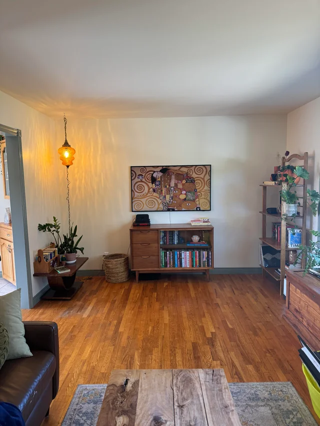 Use furniture to fake built in style