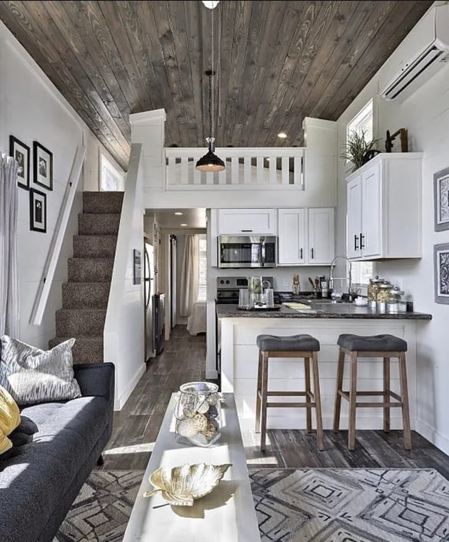 Use light colors to keep the home feeling open