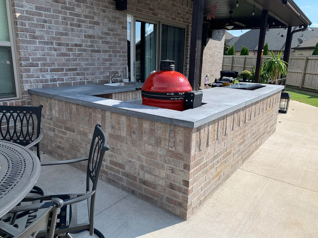 concrete patio bar