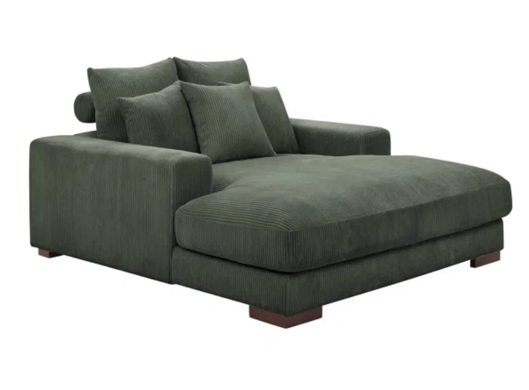 family living room curved chaise sofa