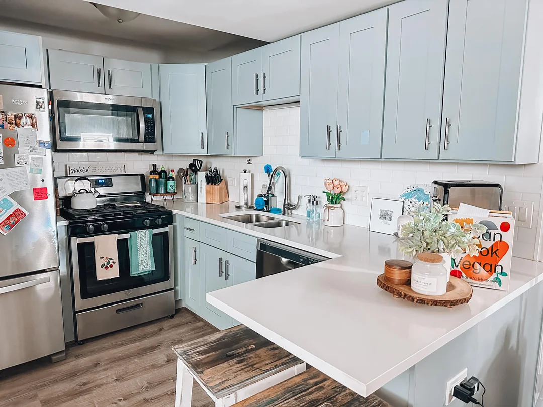 functional kitchen countertop layout