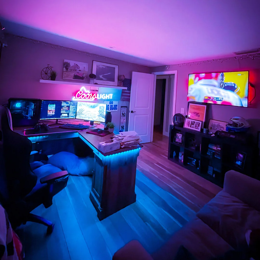 gaming room lighting ideas