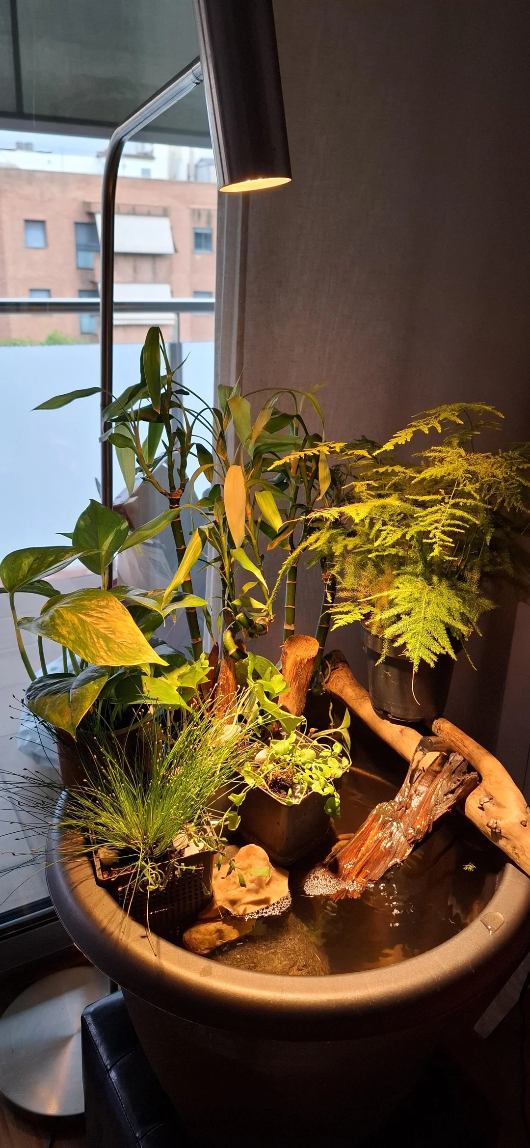 balcony fountain ideas
