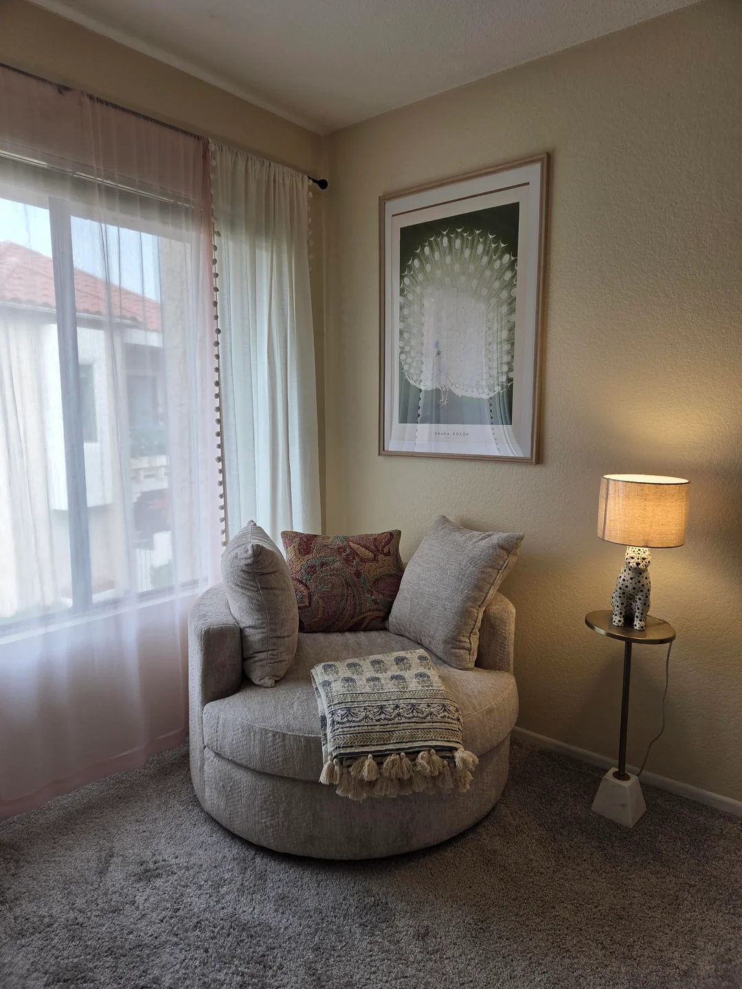 master bedroom sitting corner
