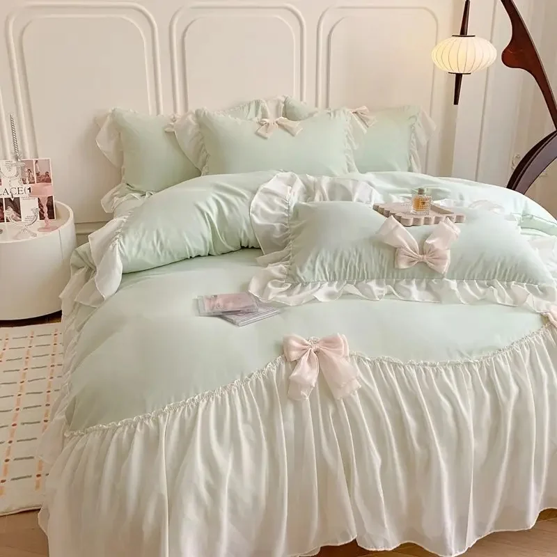 layered king bed bedding
