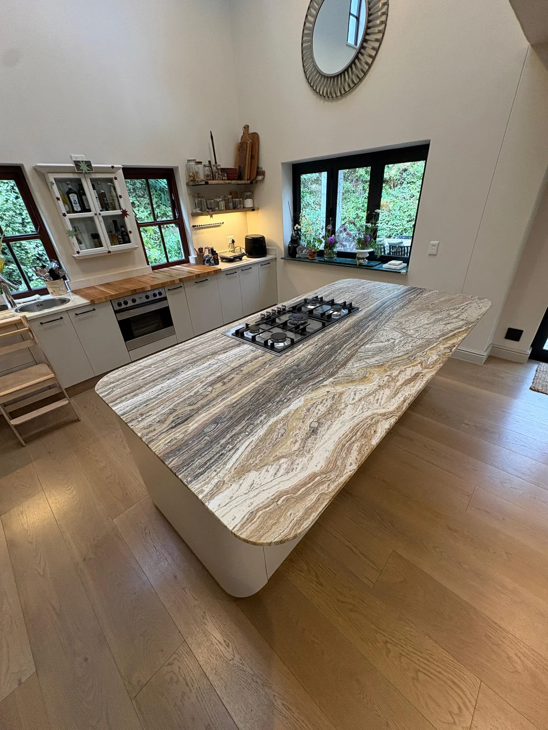 honed kitchen countertop