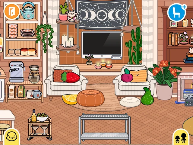 Toca Boca World sofa setup

