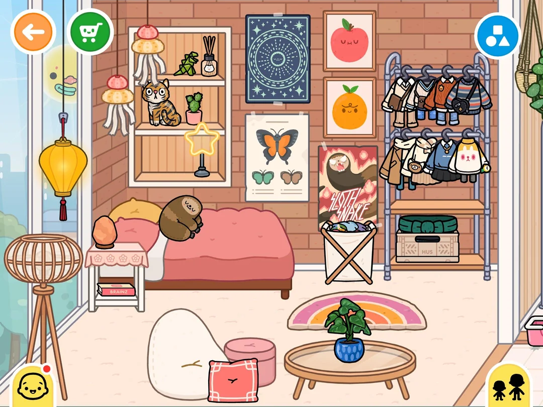Toca Boca small apartment living room
