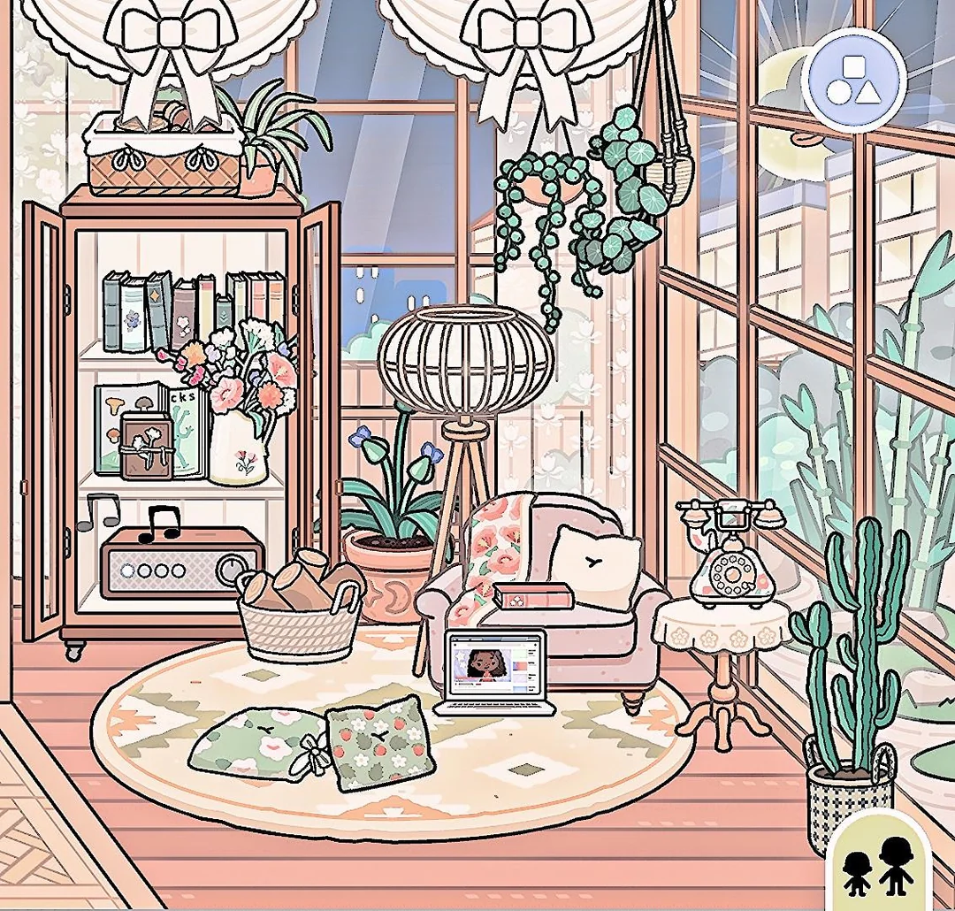 Toca Boca reading nook
