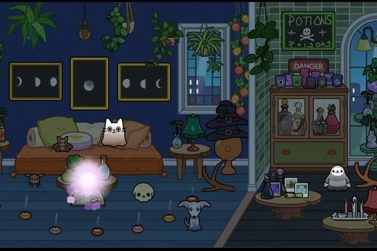 Toca Boca family movie night
