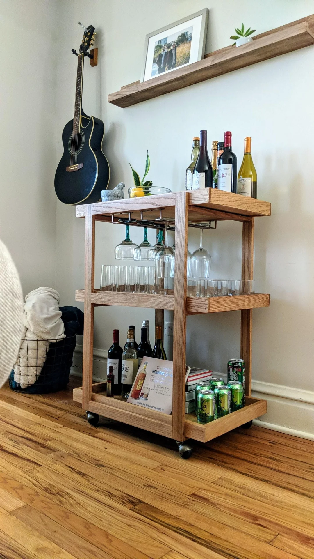outdoor bar cart