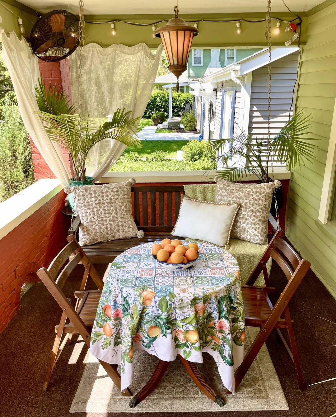 terrace dinner setup ideas