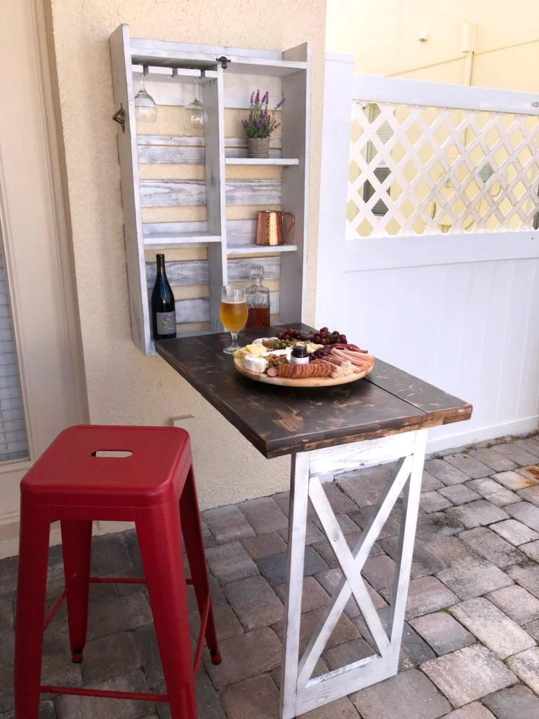 tiny backyard bar fold down