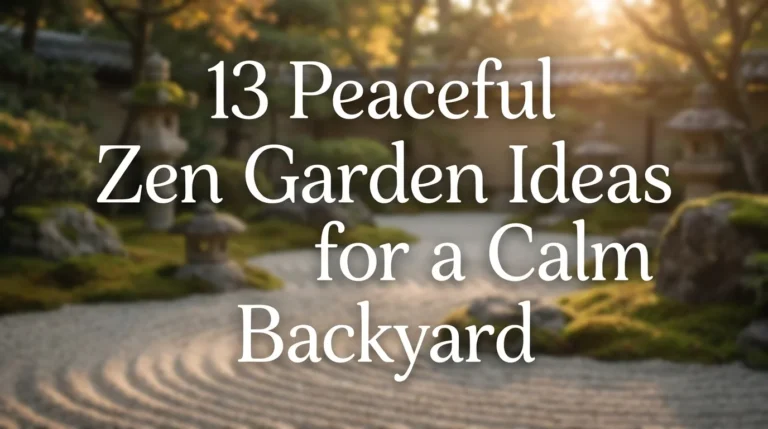 13 Peaceful Zen Garden Ideas for a Calm Backyard