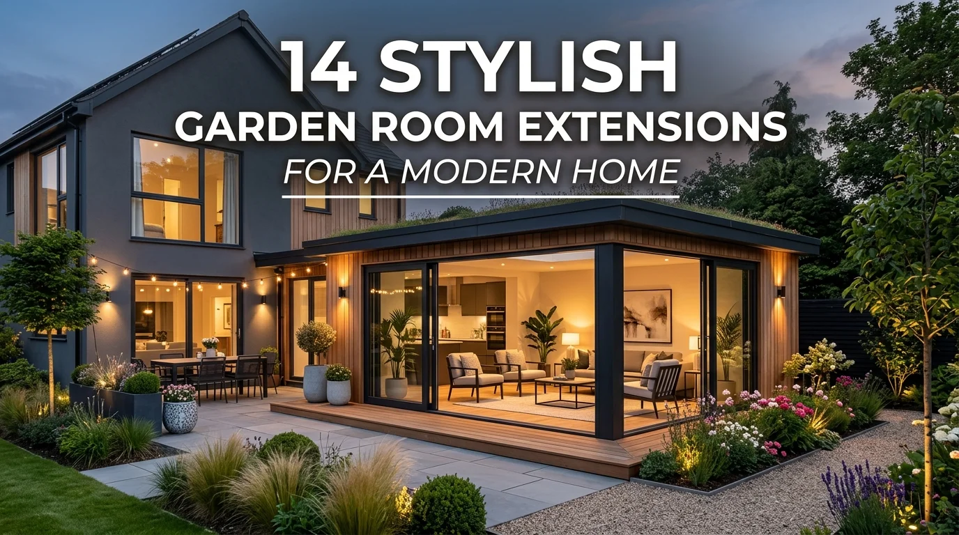 14 Stylish Garden Room Extensions for a Modern Home