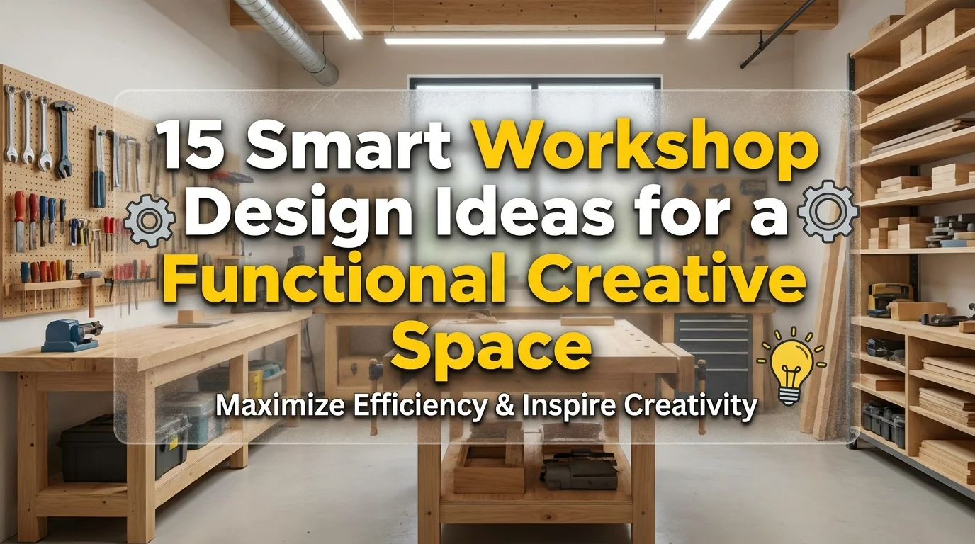 15 Smart Workshop Design Ideas for a Functional Creative Space