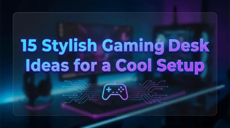 15 Stylish Gaming Desk Ideas for a Cool Setup