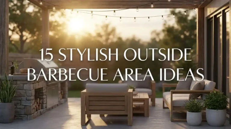 15 Stylish Outside Barbecue Area Ideas