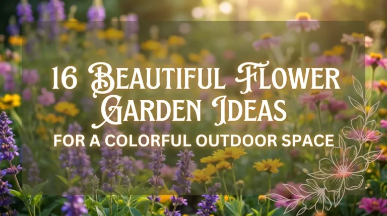 16 Beautiful Flower Garden Ideas for a Colorful Outdoor Space