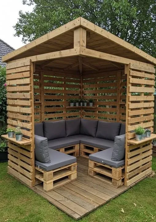 corner gazebo backyard ideas
