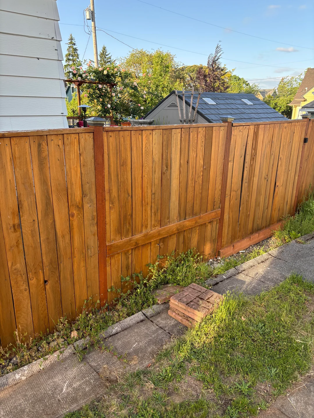 good neighbor fence backyard design
