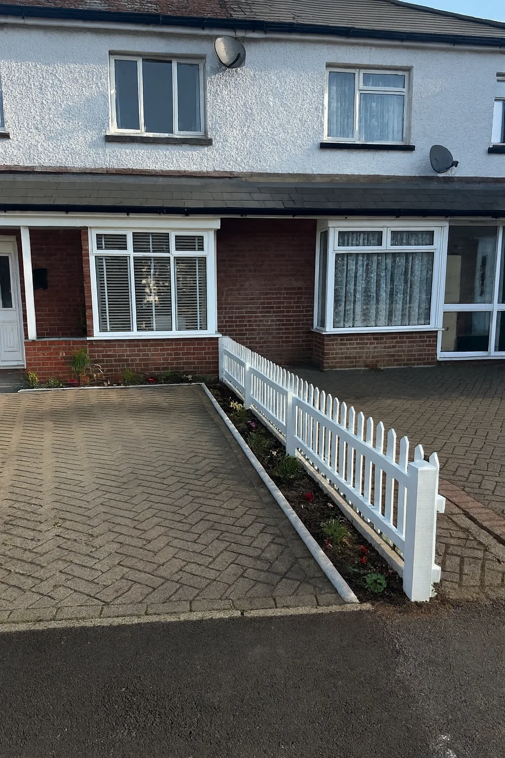 white picket fence garden real home
