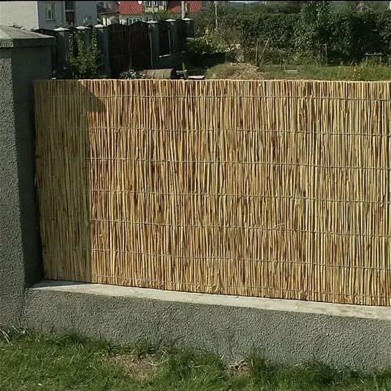 cheap outdoor privacy screen reed fence ideas
