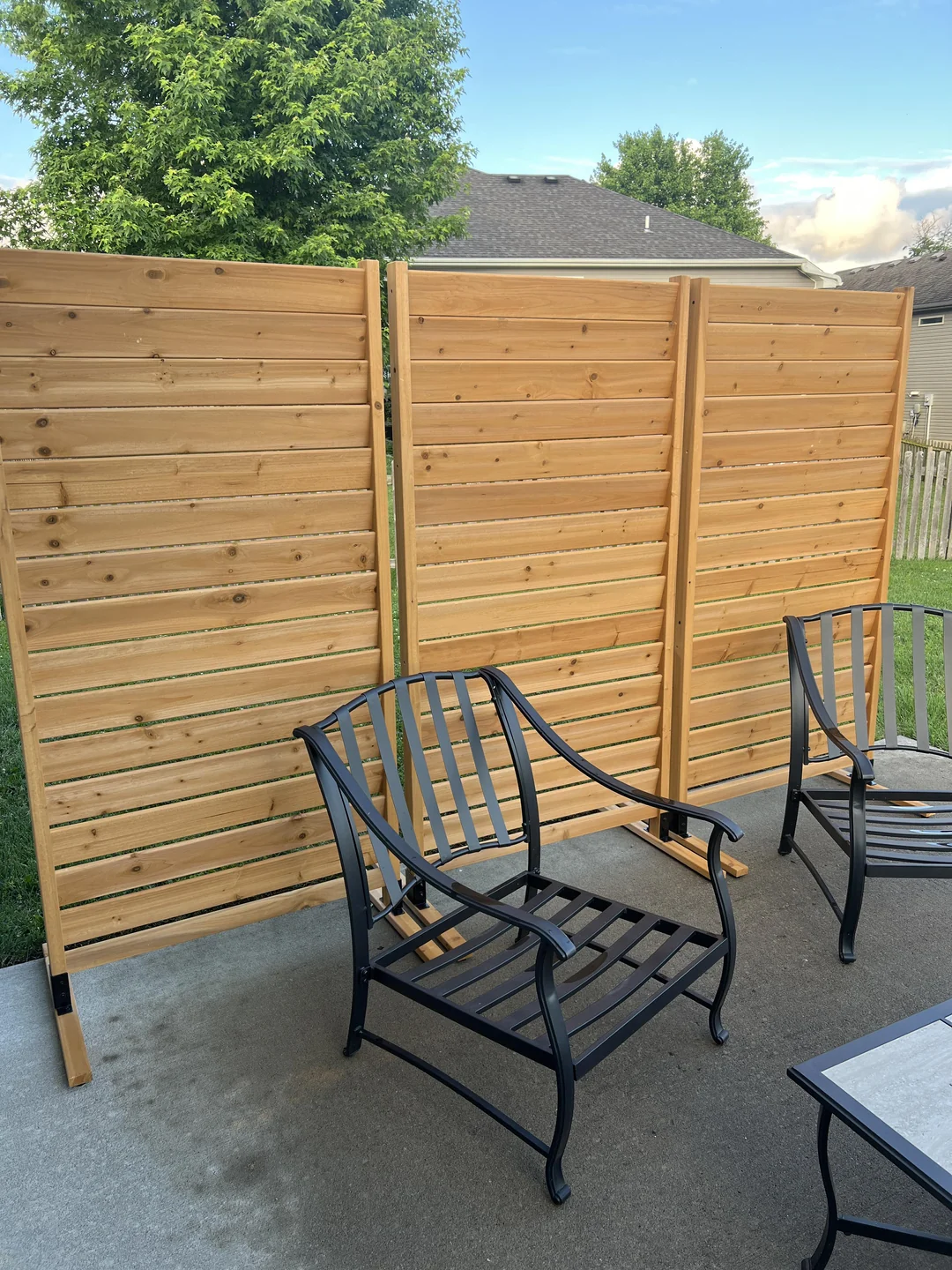 adjustable outdoor wall panels modern backyard