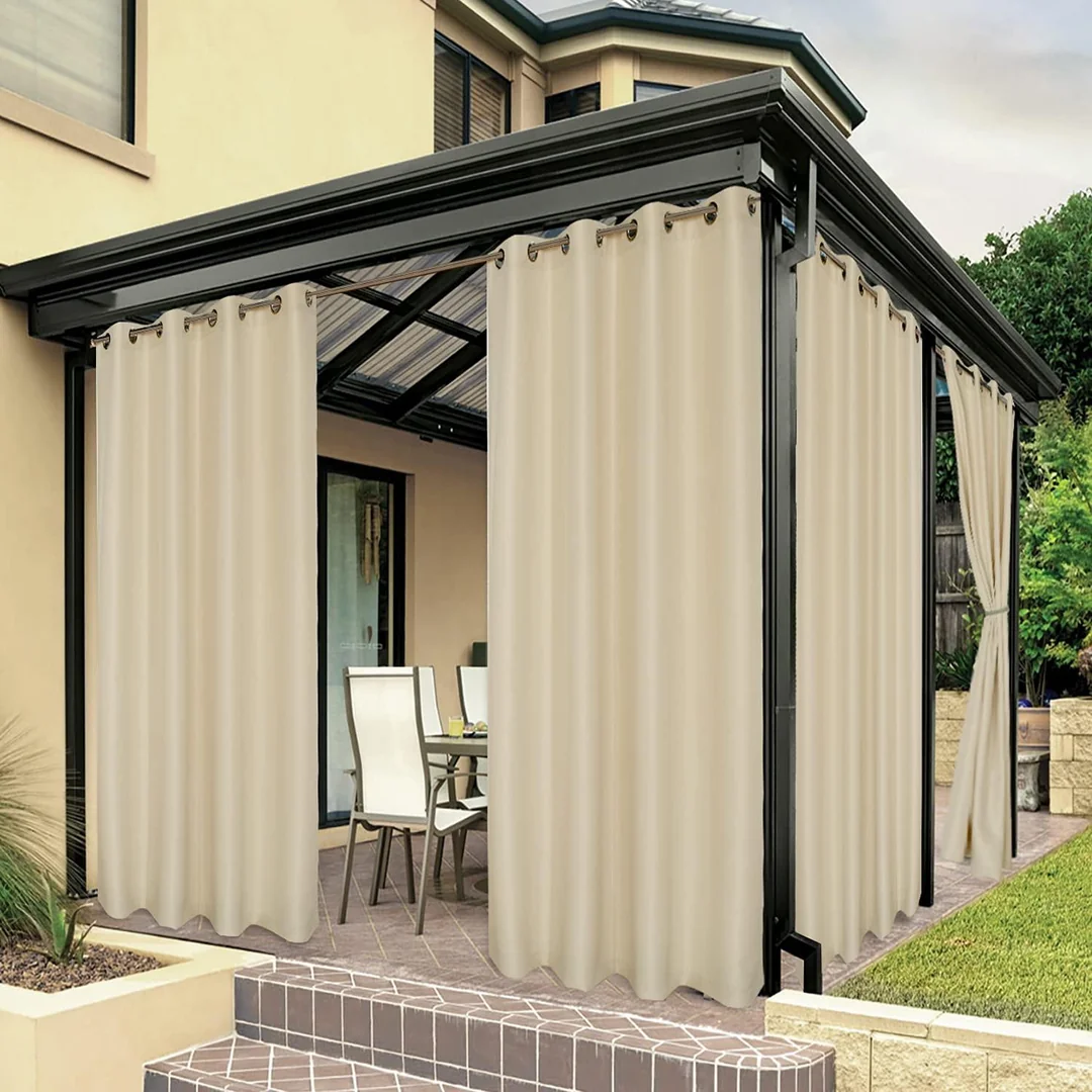 covered patio with curtains privacy inspiration
